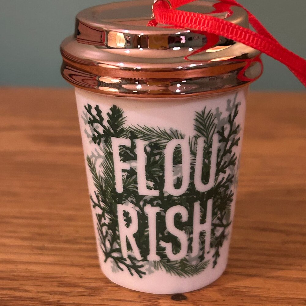 STARBUCKS FLOURISH ORNAMENT BRAND NEW NEVER USED